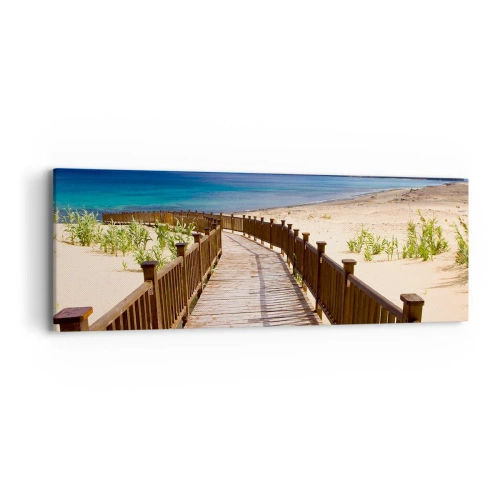 Impression sur toile - Image sur toile - Emmène-moi dans les îles du bonheur - 90x30 cm