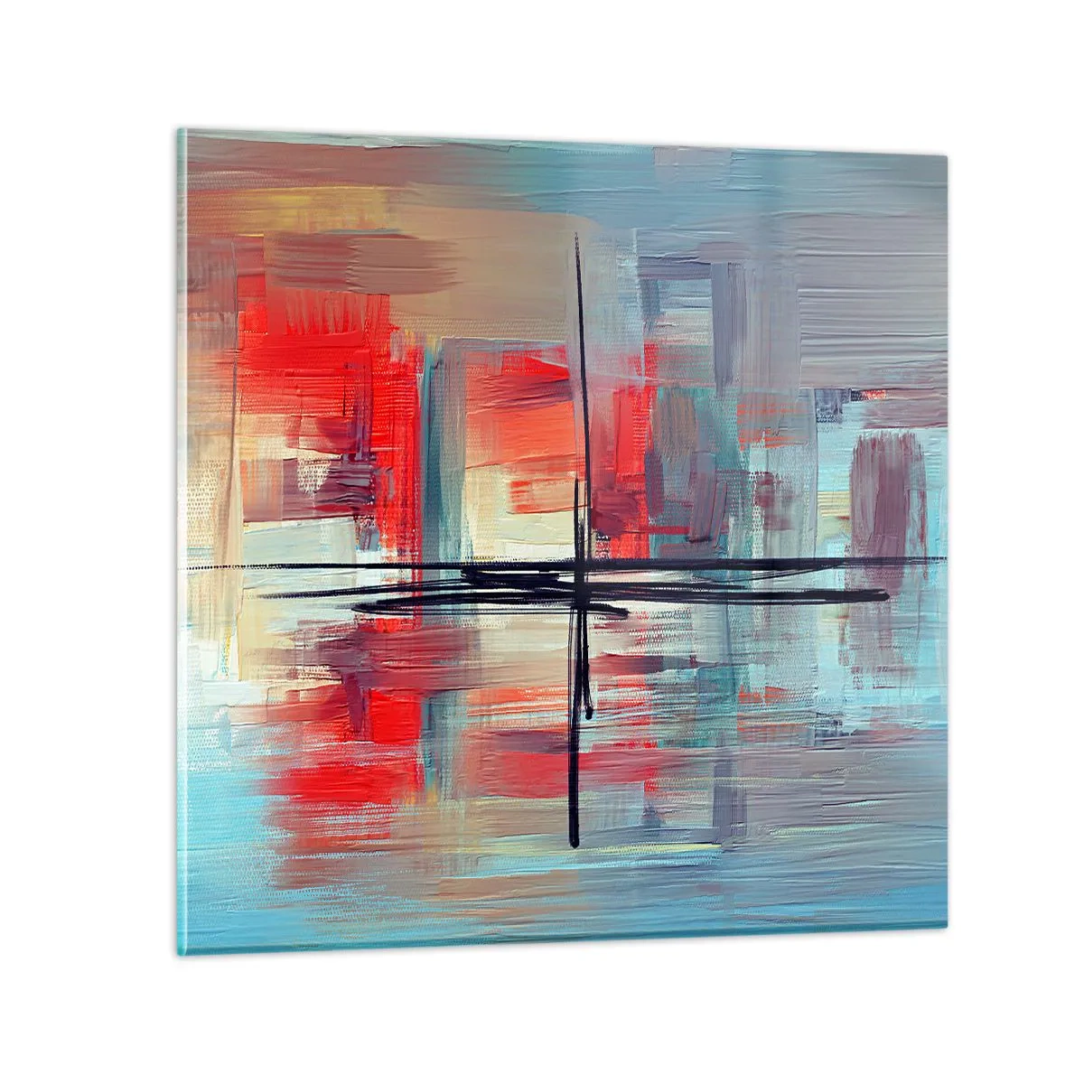 Impression sur verre - Image sur verre - Un paysage dans une dimension inconnue - 60x60 cm