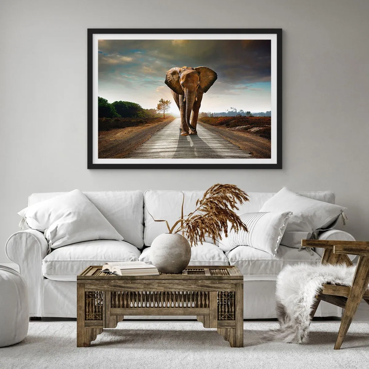 Affiche dans un cadre noir - Poster - Et pas du tout en porcelaine - 91x61 cm