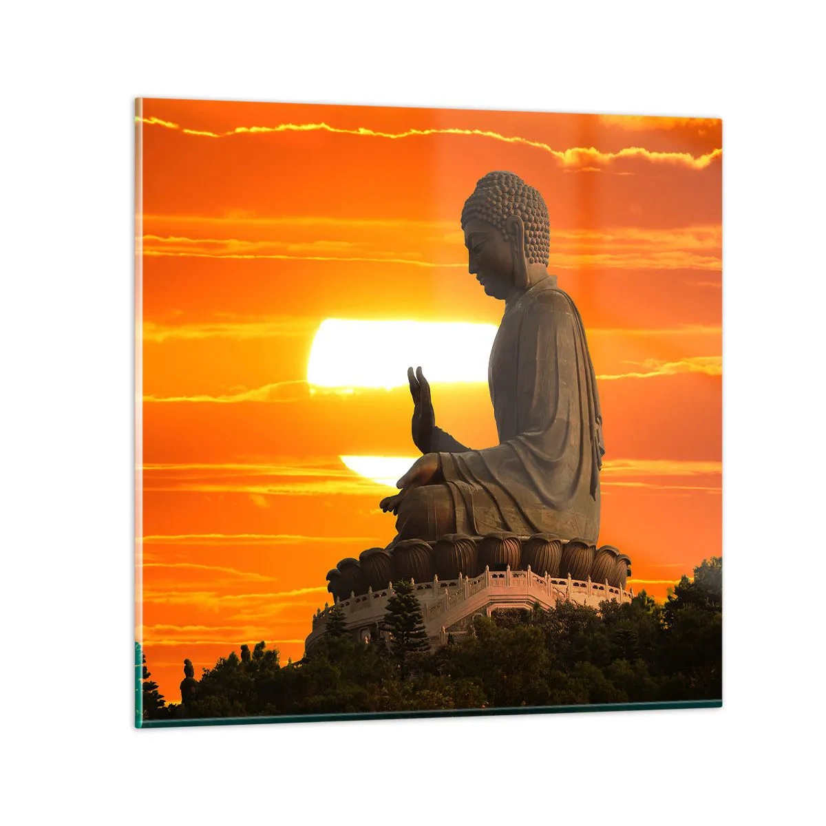 Impression sur verre - Image sur verre - Aucune peur du monde - 40x40 cm