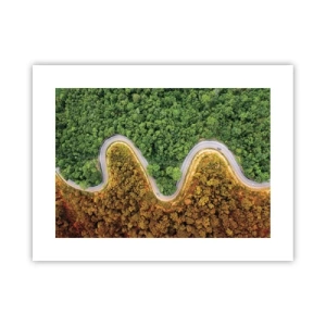 Affiche - Poster - Frontieres et differences - 40x30 cm