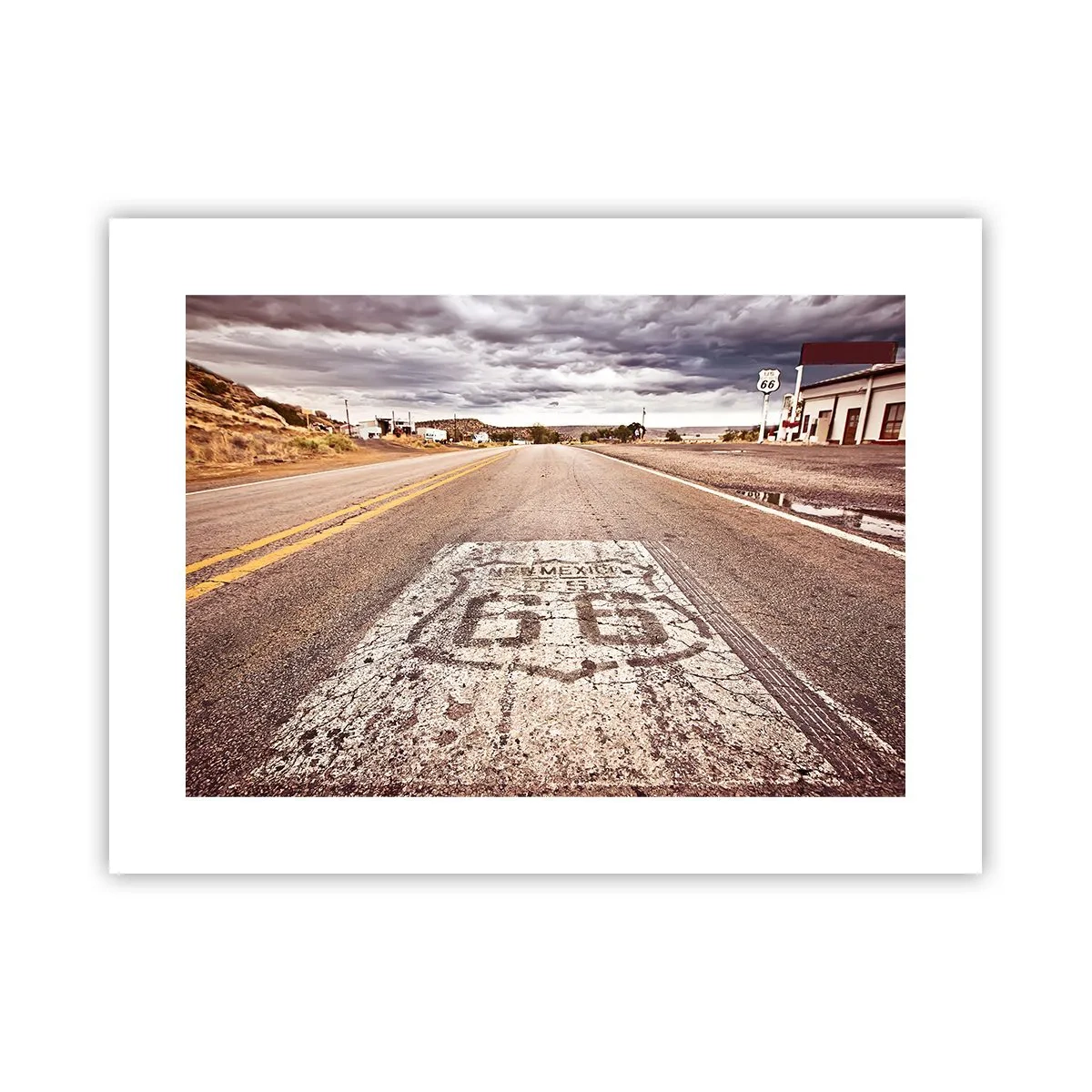 Affiche - Poster - Mother Road - une légende américaine - 40x30 cm