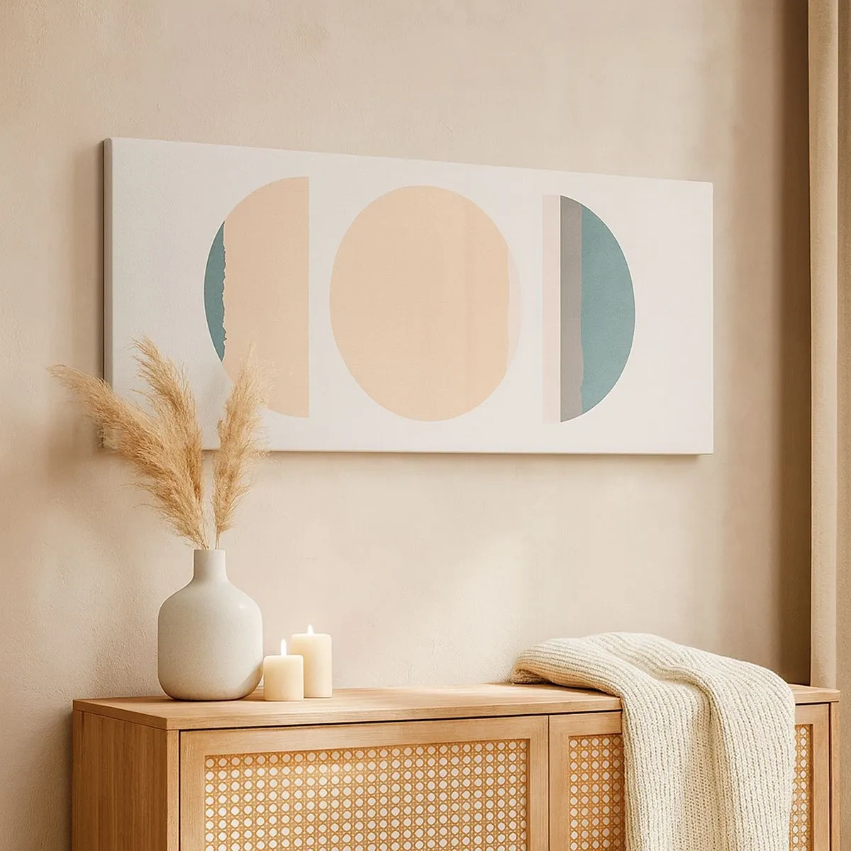 Impression sur toile - Image sur toile - Cercles après cercles - 100x40 cm