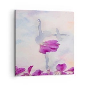 Impression sur toile - Image sur toile - Délicat comme une fleur - 50x50 cm