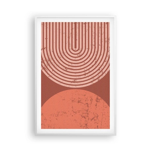 Affiche dans un cadre blanc - Poster - Une relation proche - 61x91 cm