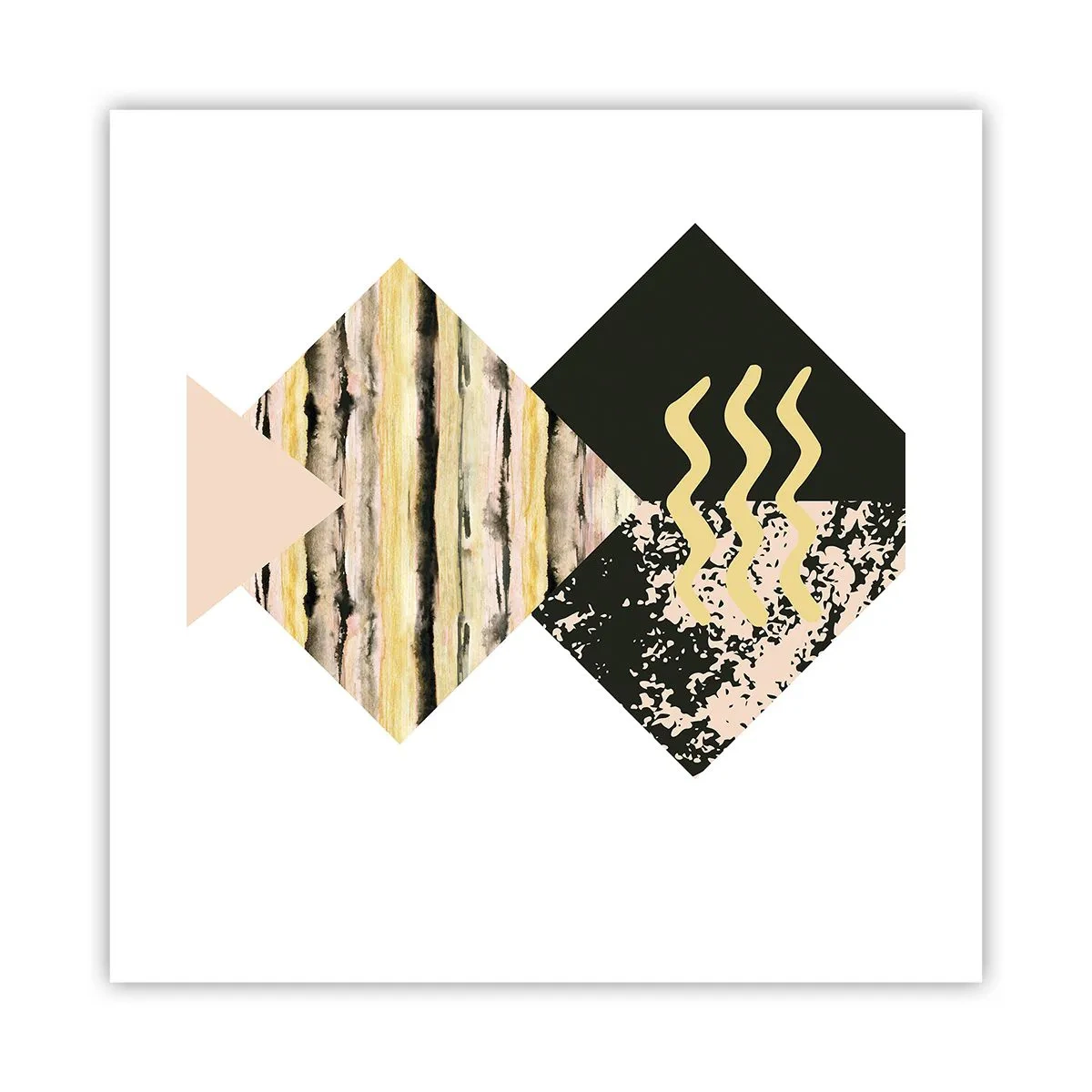 Affiche - Poster - Pas si simple - 40x40 cm