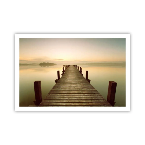 Affiche - Poster - L'aube, les premières lueurs, le jour  - 91x61 cm