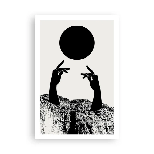 Affiche - Poster - Composition surréaliste : le soleil et le reste - 61x91 cm