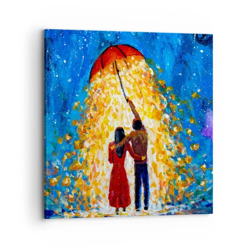 Impression sur toile - Image sur toile - La magie d'une soirée pluvieuse ? - 70x70 cm