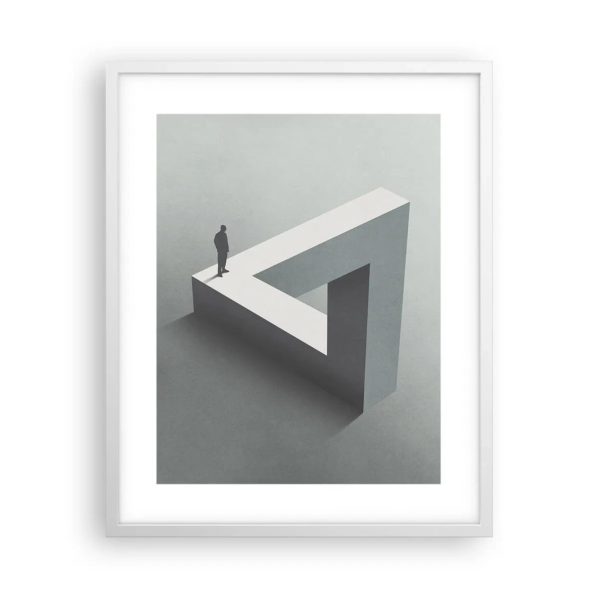 Affiche dans un cadre blanc - Poster - Mais c'est possible - 40x50 cm