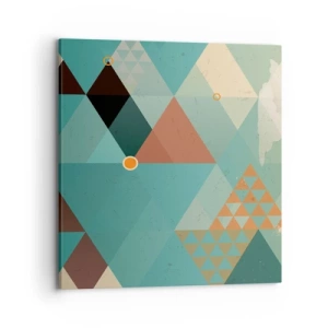 Impression sur toile - Image sur toile - Unité de la multiplicité, multiplicité de l'unité - 70x70 cm