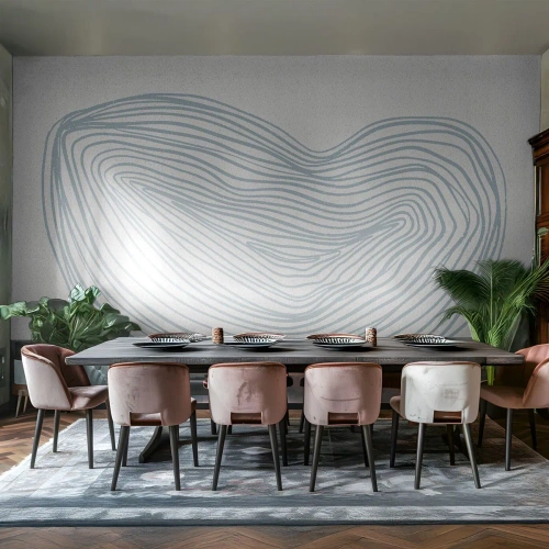 Papier Peint Autocollant Deluxe Sticker - Une goutte de sourire - Minimalisme, Bohème, Morceau - 250x175 cm