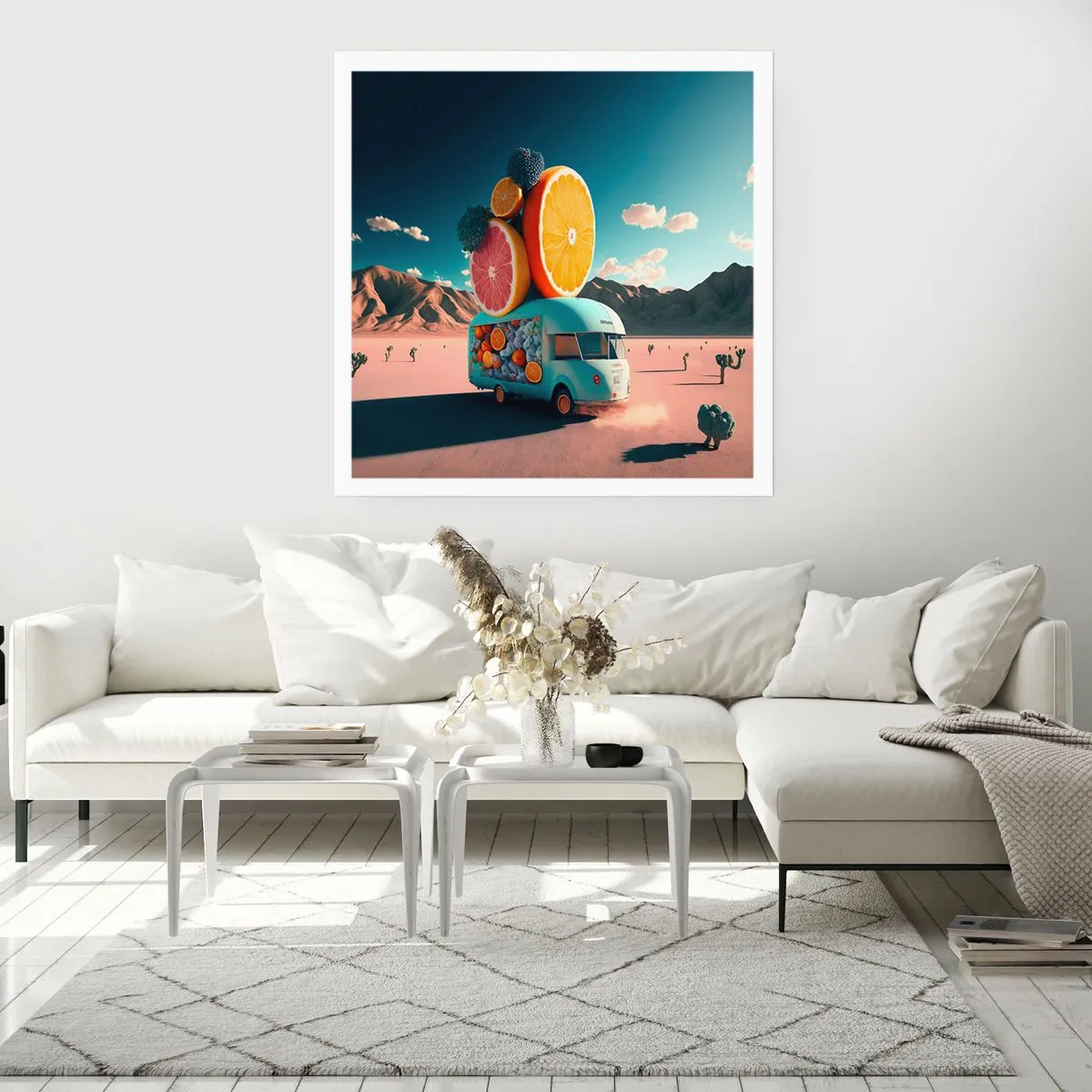 Affiche - Poster - Le goût des vacances - 30x30 cm