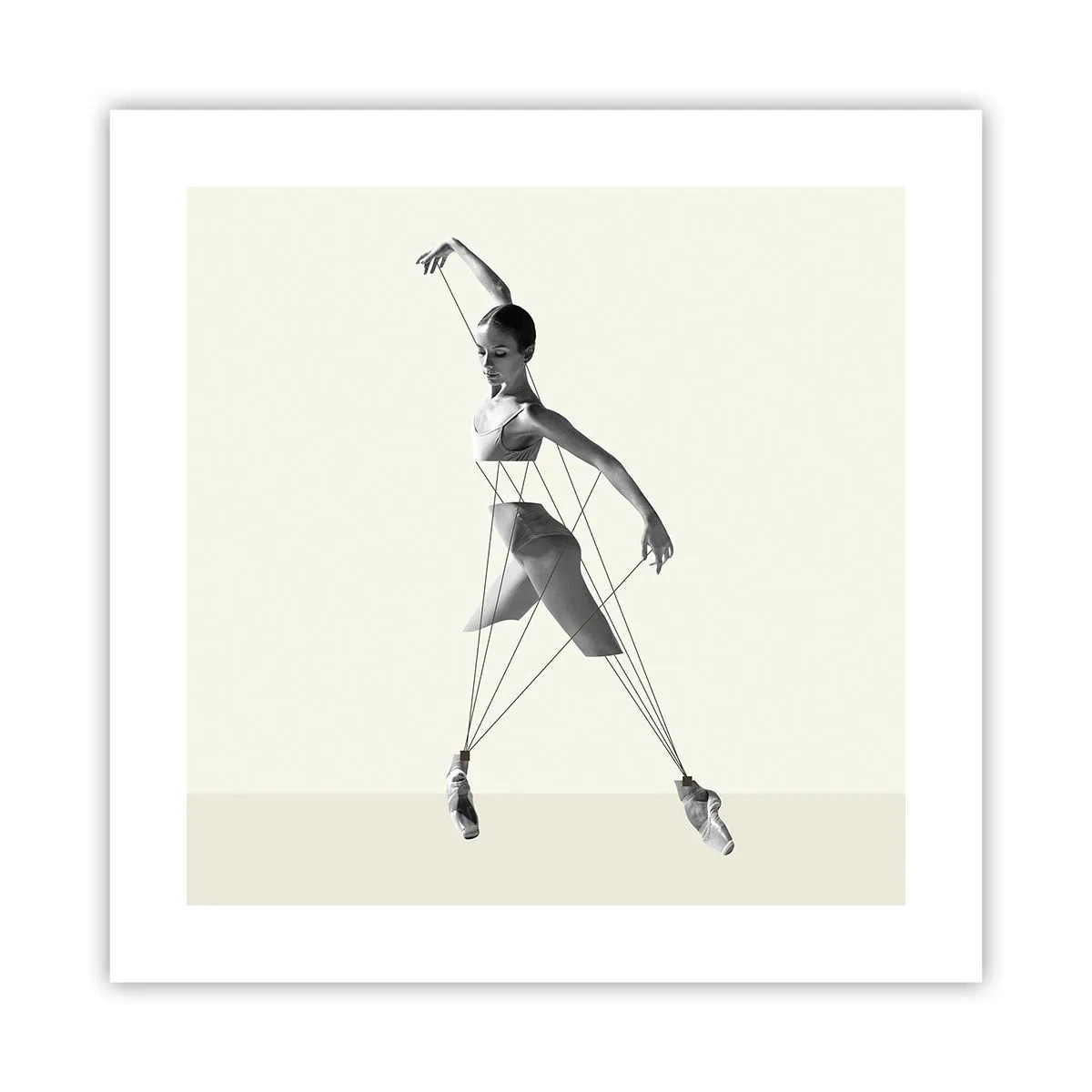 Affiche - Poster - Dans le théatre de la vie - 40x40 cm