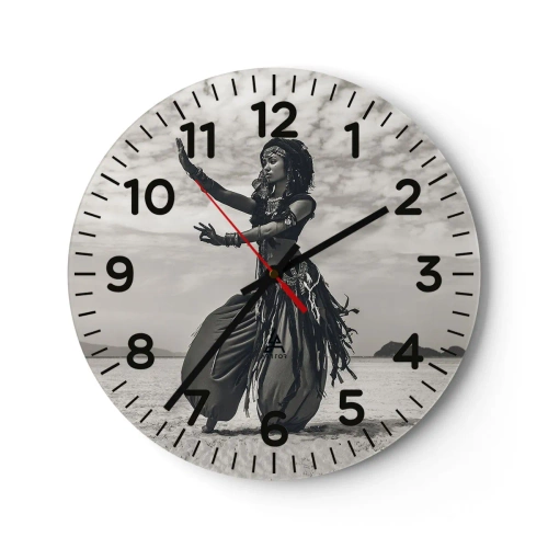 Horloge murale - Pendule murale - Danse des îles du sud - 40x40 cm