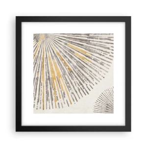 Affiche dans un cadre noir - Poster - La beauté du rayon - 30x30 cm