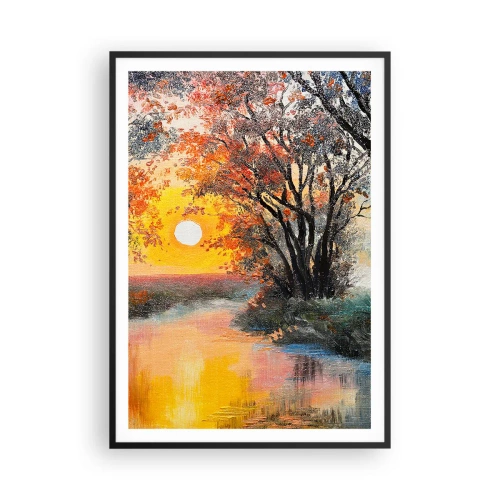 Affiche dans un cadre noir - Poster - Climats de printemps - 70x100 cm