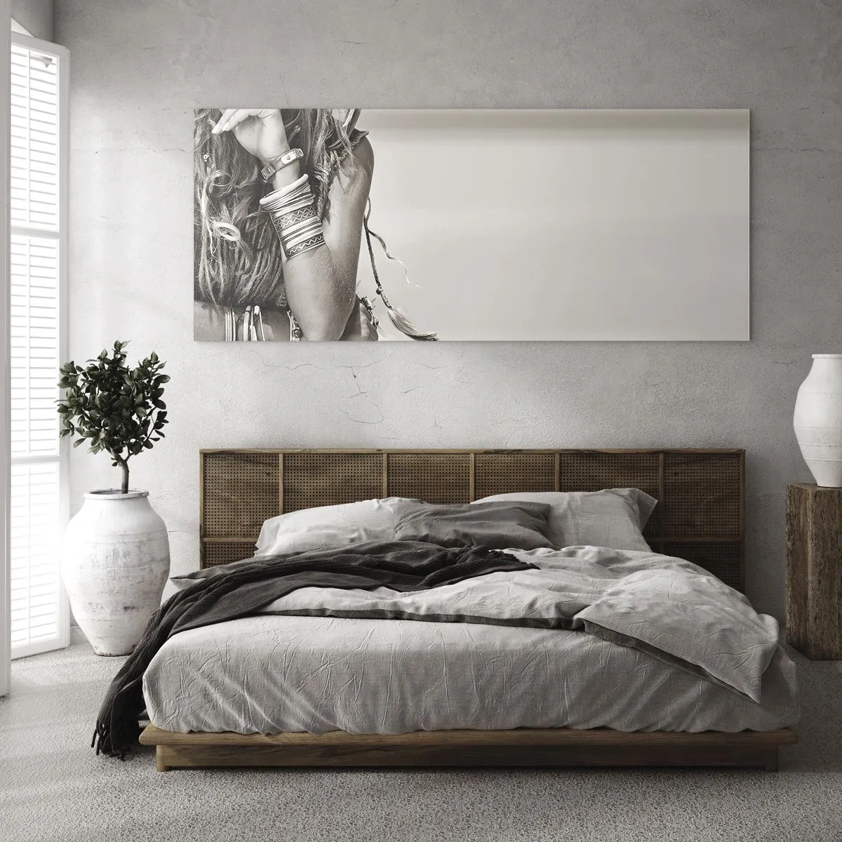 Impression sur verre - Image sur verre - Comment va la fille - 100x40 cm