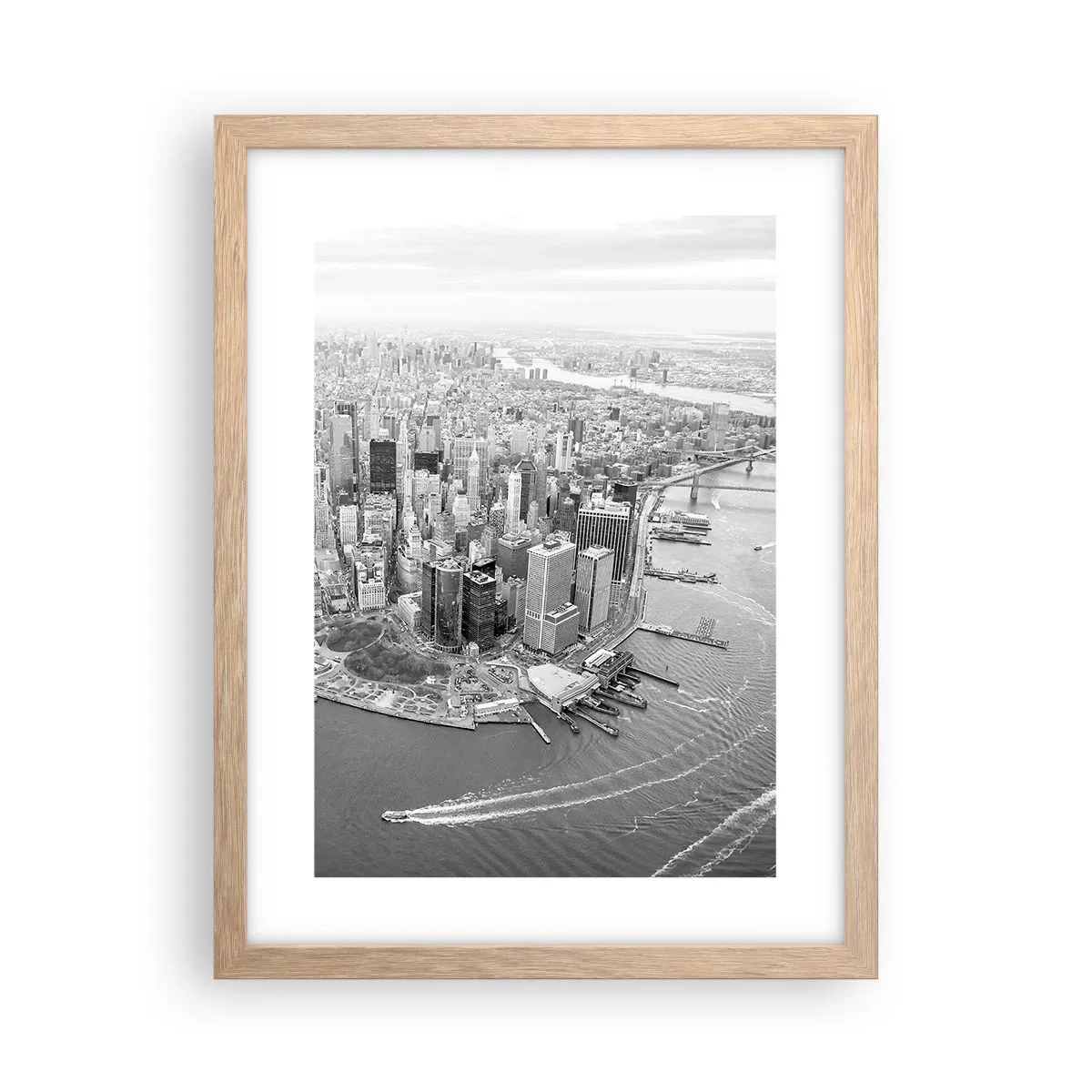 Affiche dans un chêne clair - Poster - Comment ne pas aimer ? - 30x40 cm