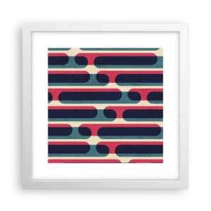 Affiche dans un cadre blanc - Poster - En profondeur et sur l'avant - 30x30 cm