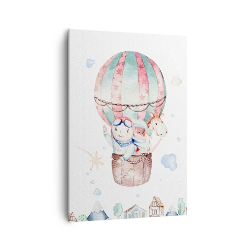 Impression sur toile - Image sur toile - Nous serons de retour bientôt! - 70x100 cm