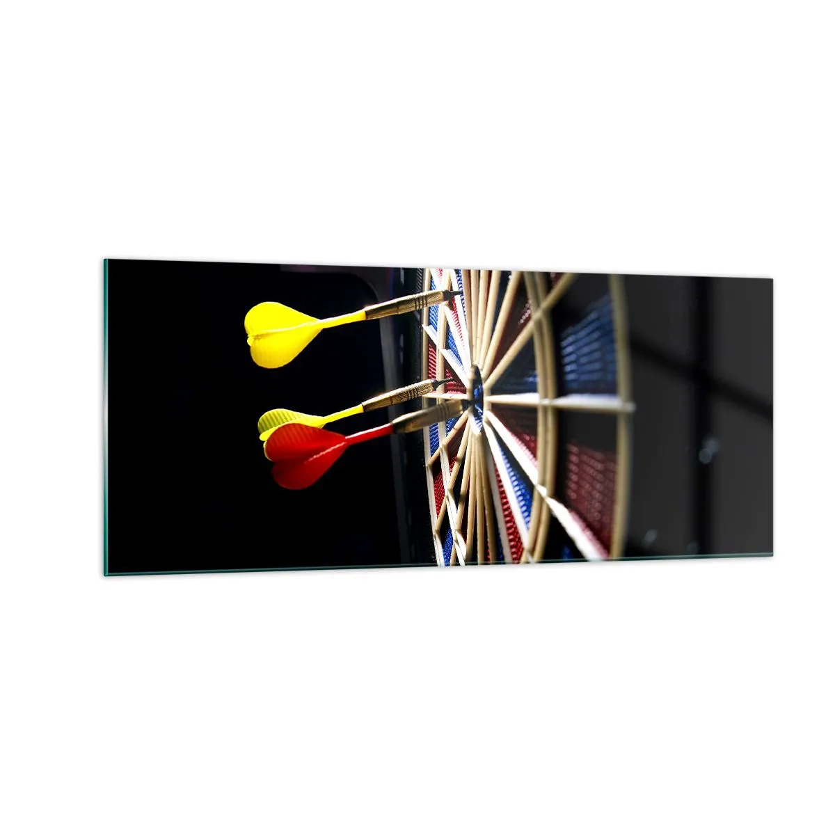 Impression sur verre - Image sur verre - Droit au but - 100x40 cm