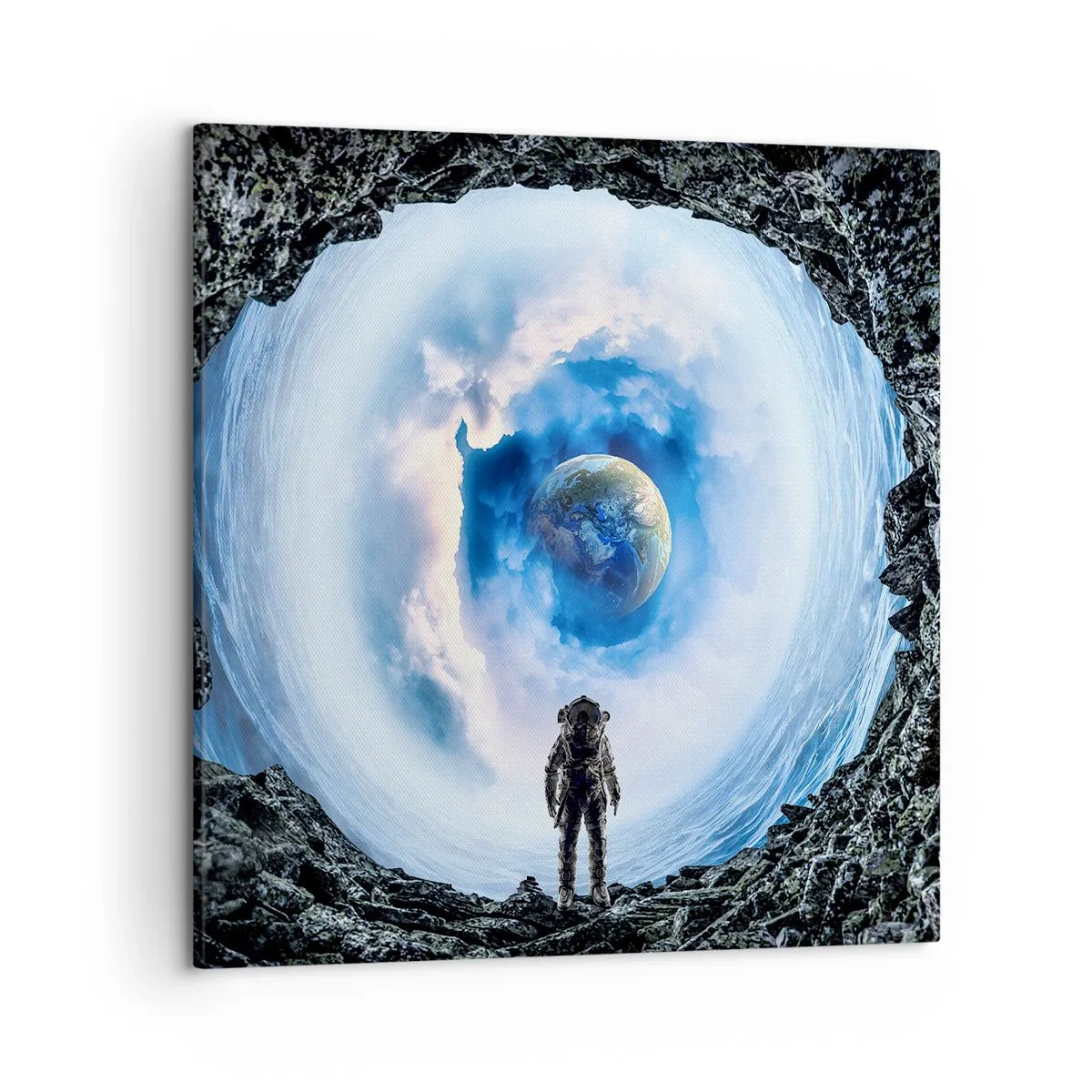 Impression sur toile - Image sur toile - Plus très loin de la maison - 50x50 cm