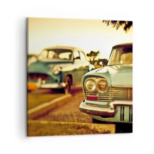 Impression sur toile - Image sur toile - Nous attendrons et verrons - 50x50 cm