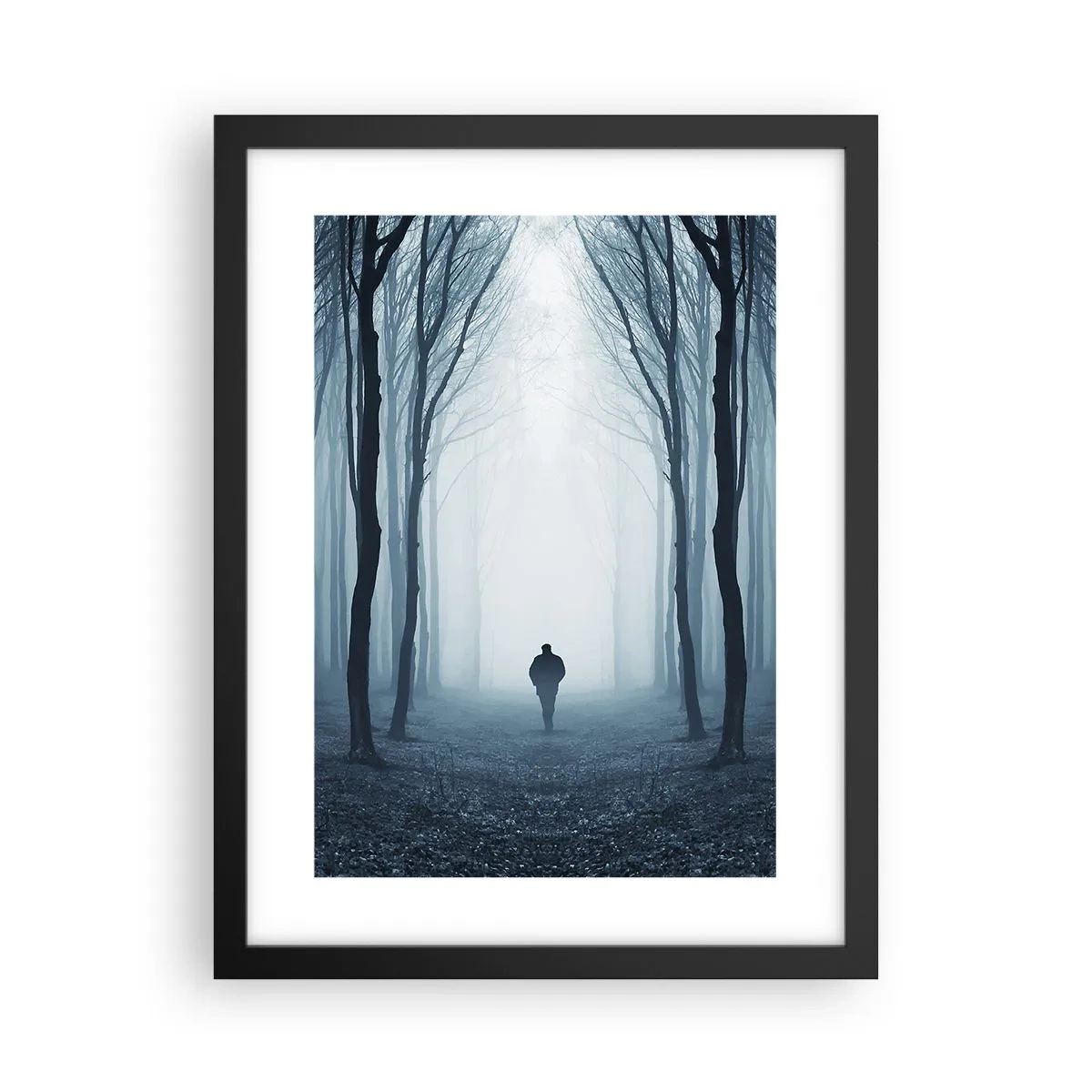 Affiche dans un cadre noir - Poster - Tout est simple et clair - 30x40 cm