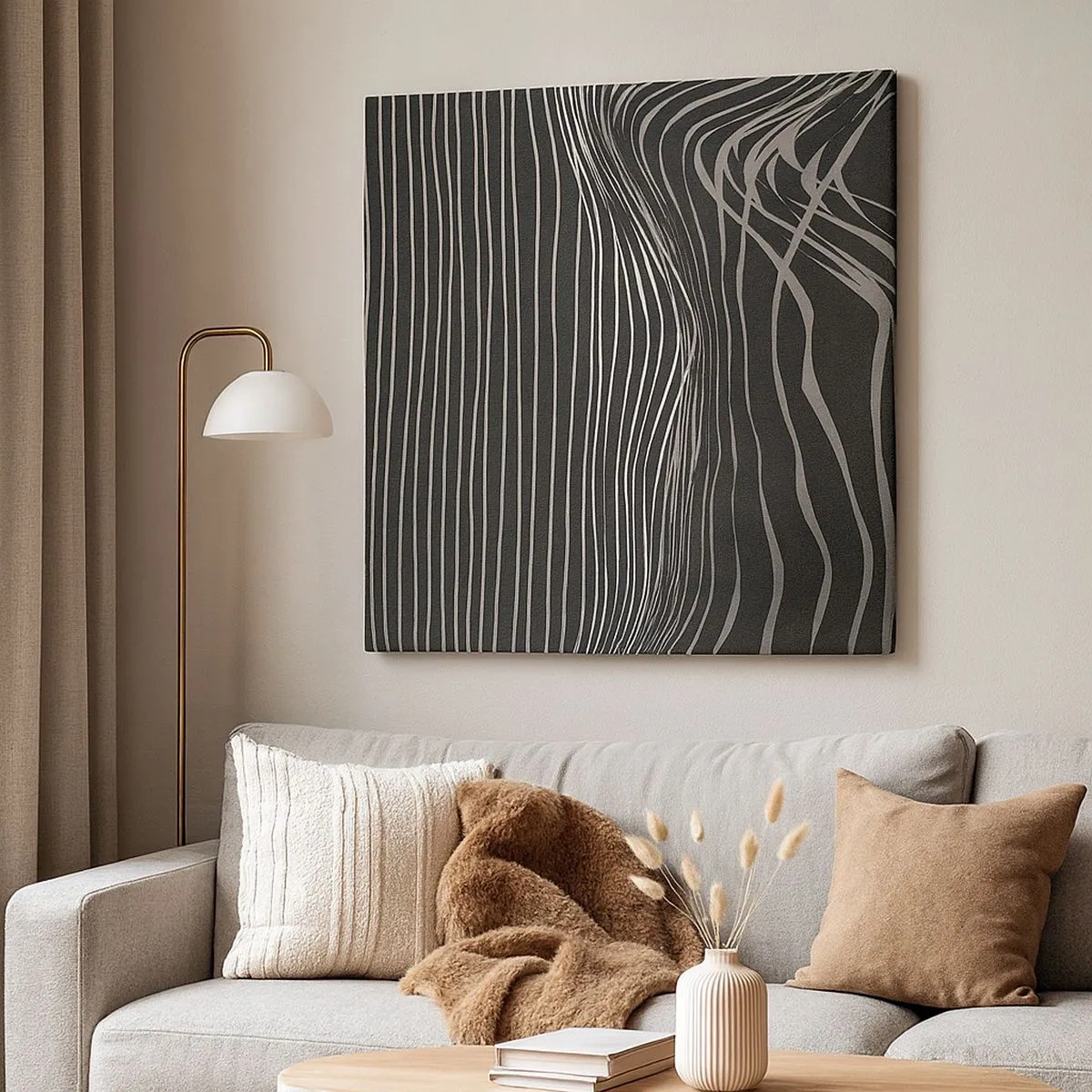 Impression sur toile - Image sur toile - Rythme et accent - 30x30 cm