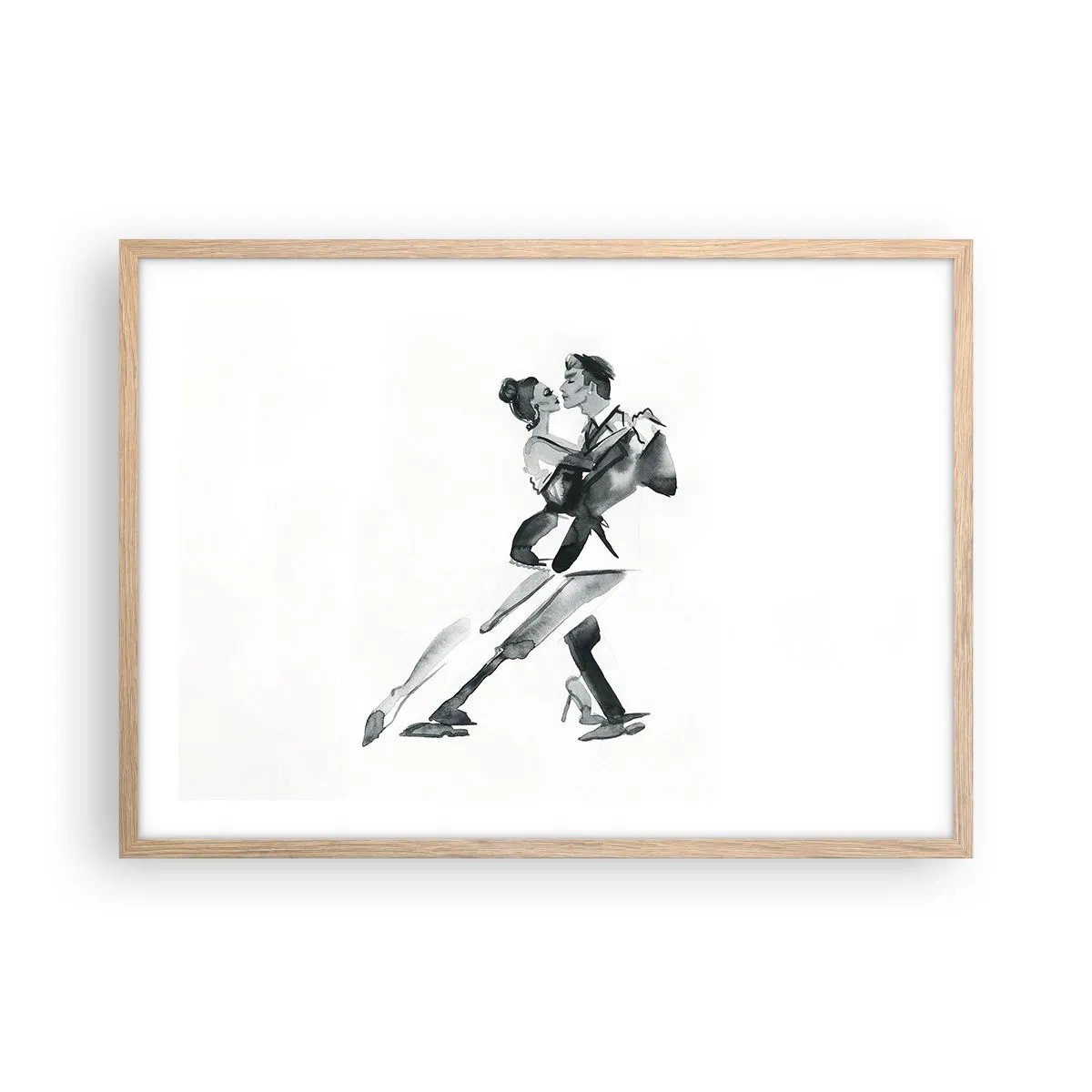 Affiche dans un chêne clair - Poster - En un battement - 70x50 cm