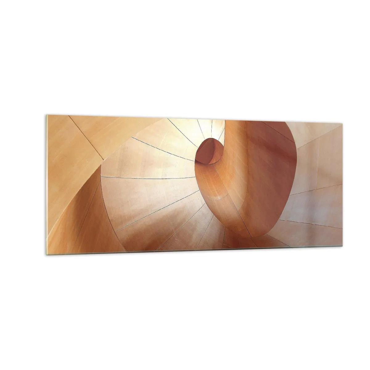 Impression sur verre - Image sur verre - Serpentin architectural - 100x40 cm
