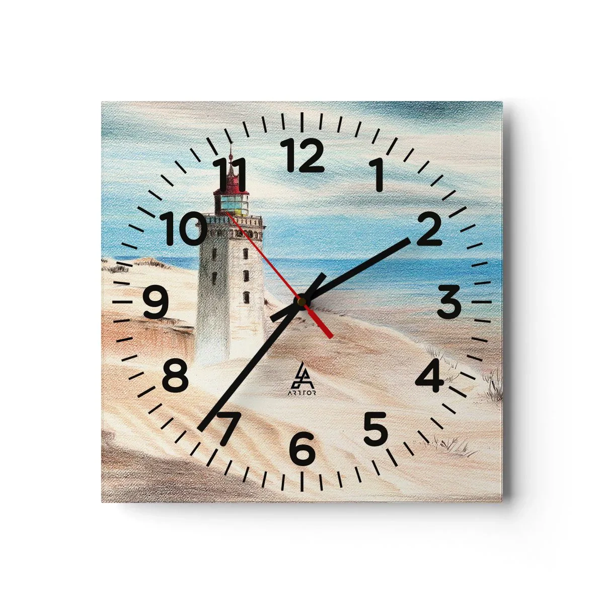 Horloge murale - Pendule murale - Toujours regarder la mer - 30x30 cm