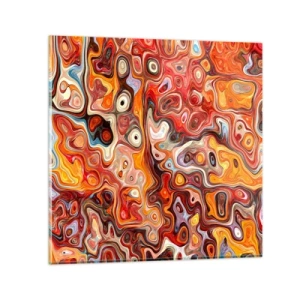 Impression sur verre - Image sur verre - Si les noix fondaient dans du miel - 40x40 cm