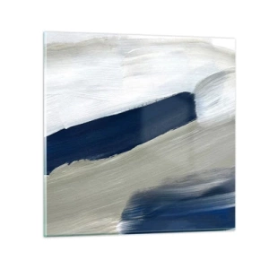 Impression sur verre - Image sur verre - Rencontre avec la blancheur - 30x30 cm