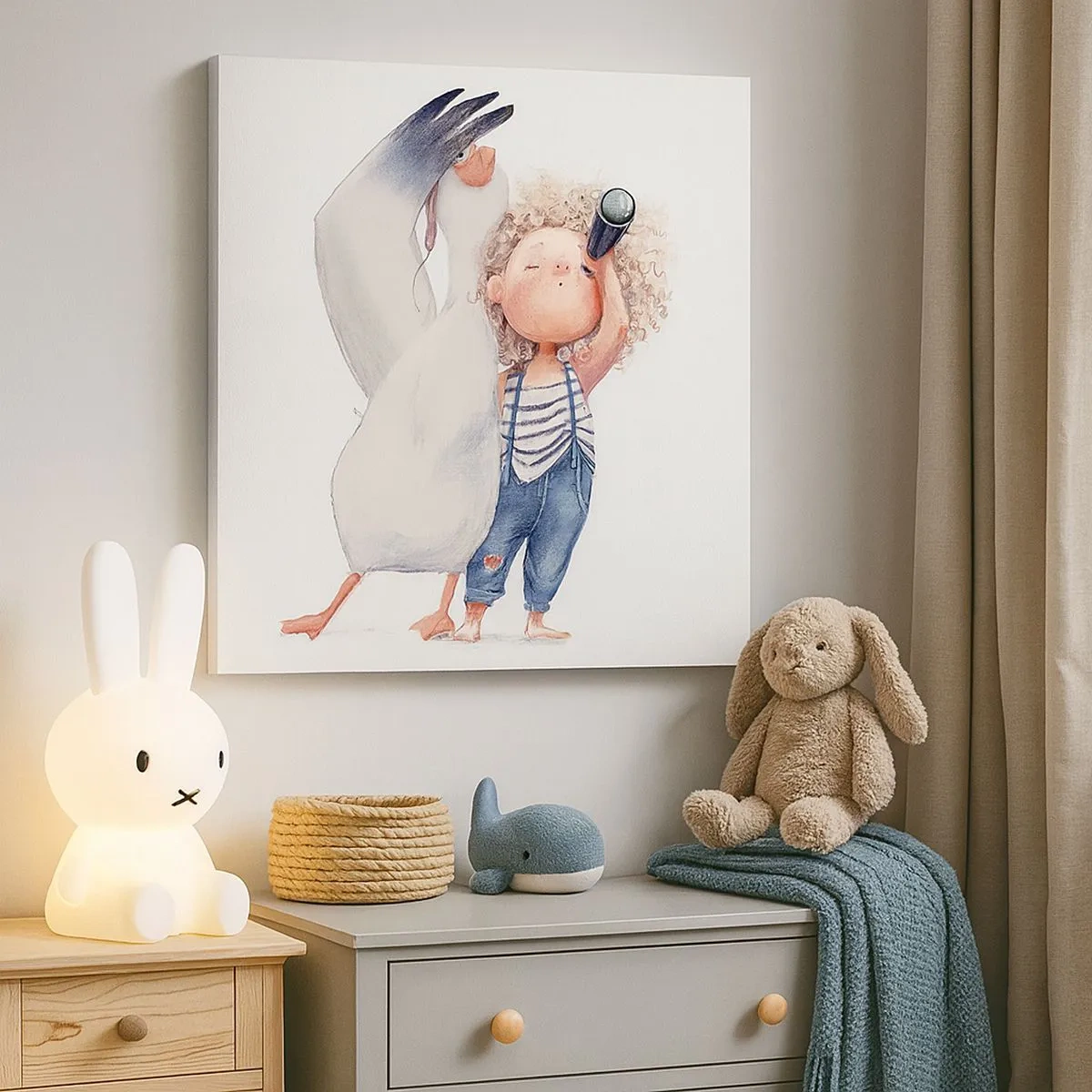 Impression sur toile - Image sur toile - Plan de grand voyage - 30x30 cm