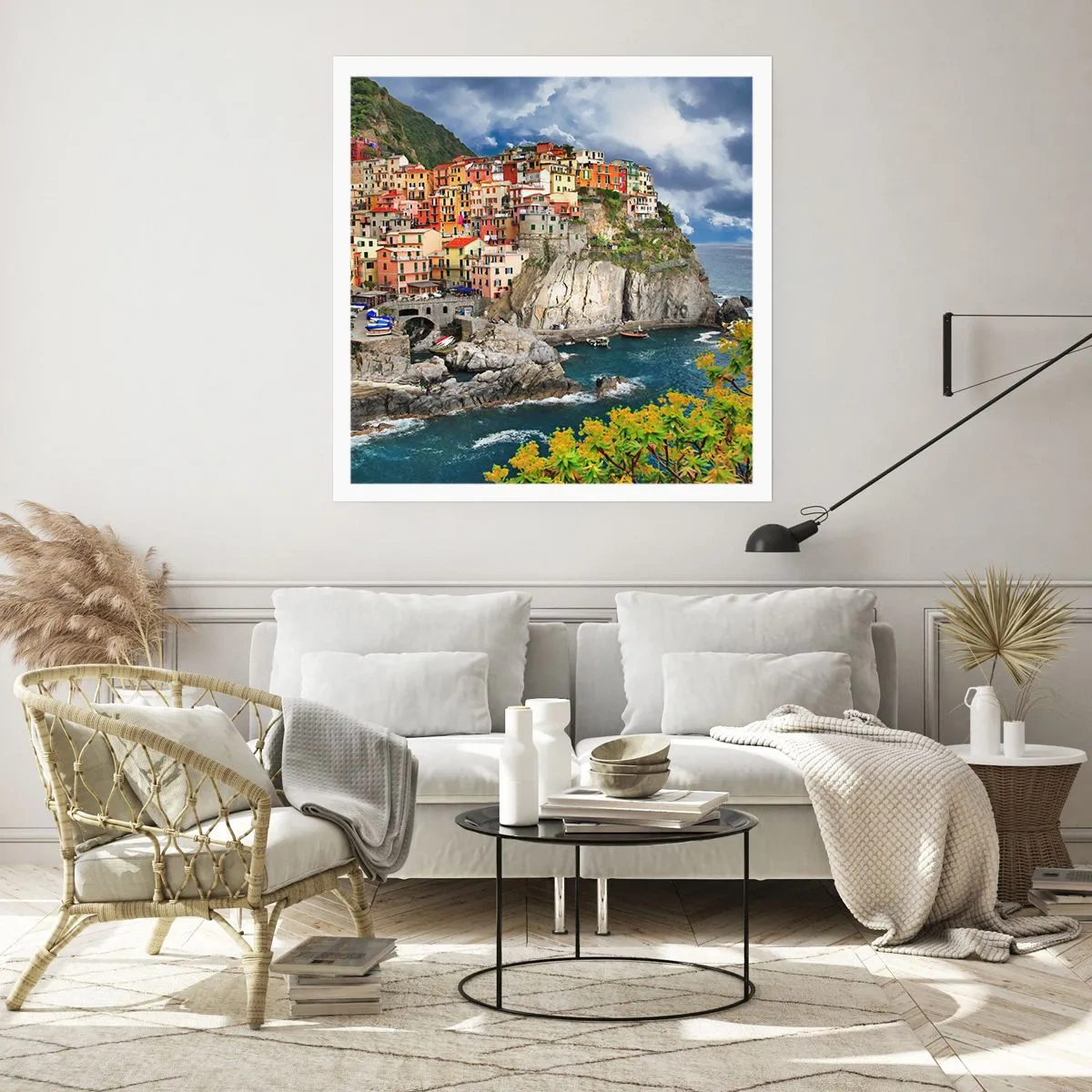 Affiche - Poster - Un groupe embrassant les rochers - 50x50 cm