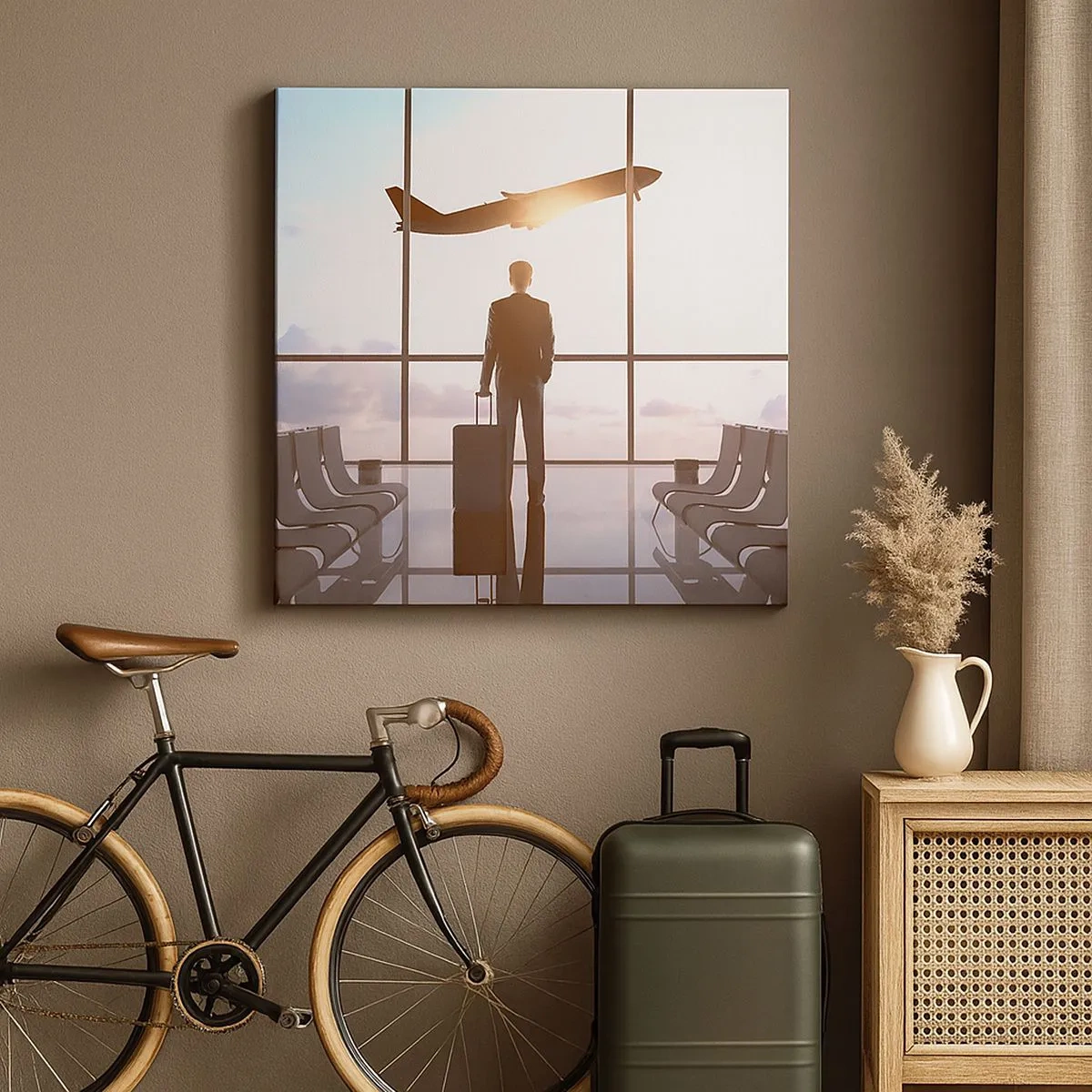 Impression sur toile - Image sur toile - Vous avez le temps, ralentissez - 30x30 cm