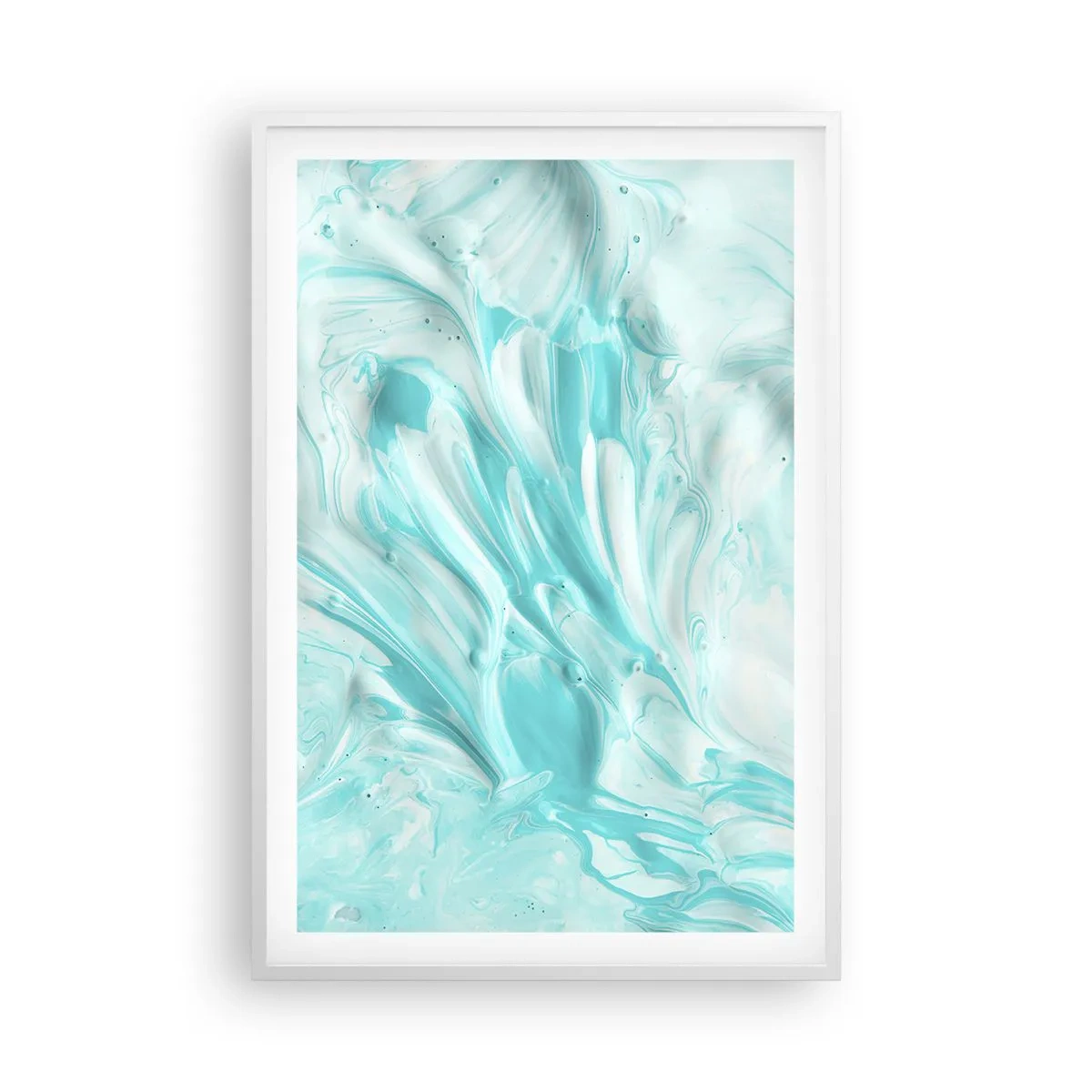 Affiche dans un cadre blanc - Poster - Ensemble pour toujours - 61x91 cm