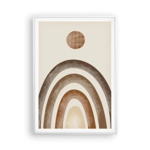 Affiche dans un cadre blanc - Poster - Dans une galaxie lointaine - 70x100 cm