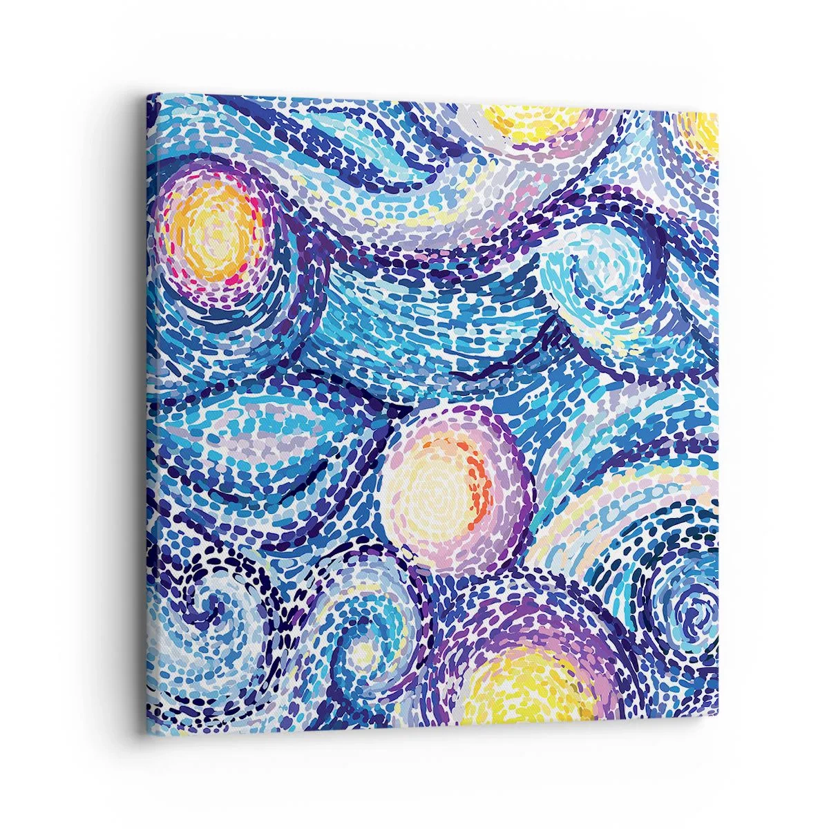 Impression sur toile - Image sur toile - D'après un tableau de van Gogh - 30x30 cm