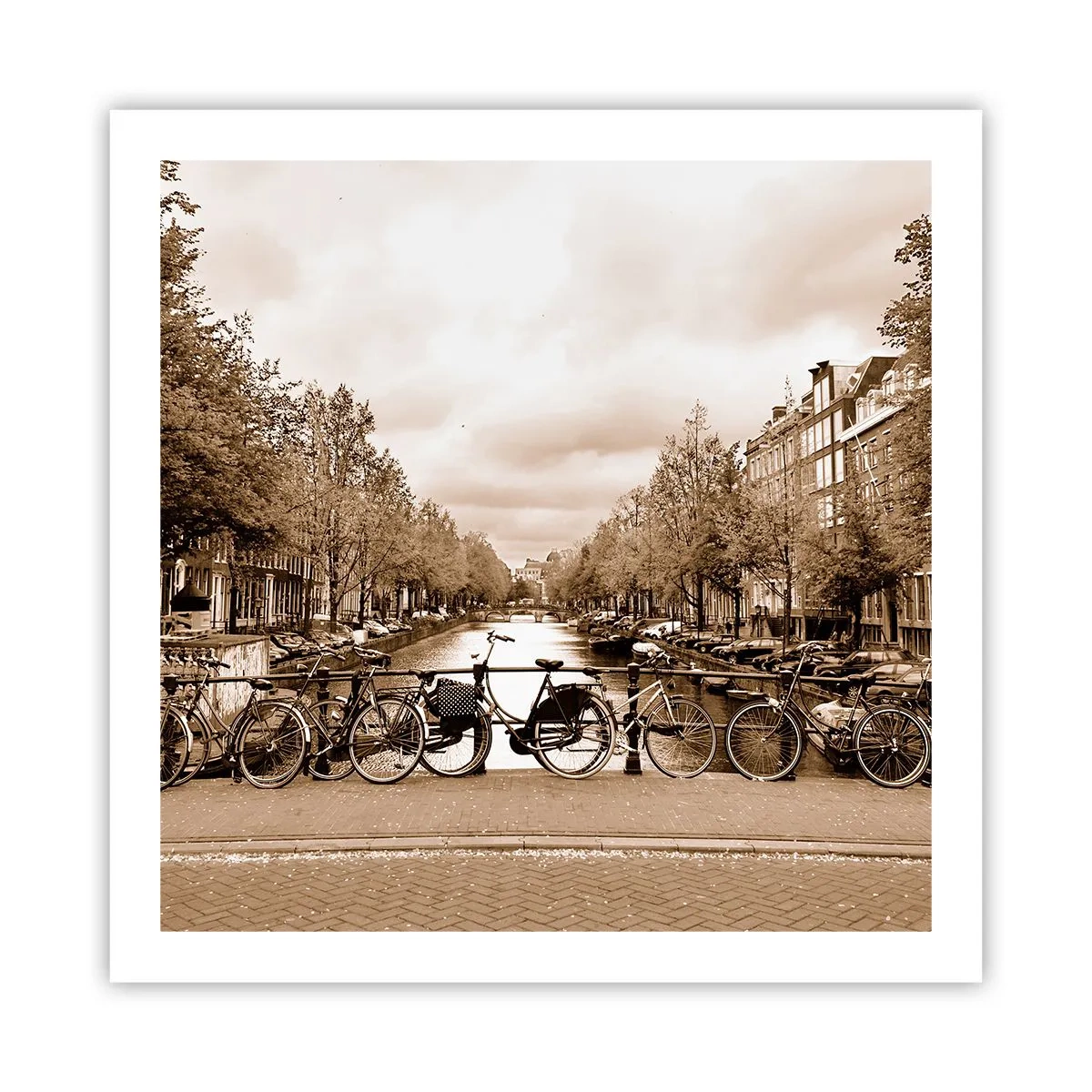 Affiche - Poster - Ambiance hollandaise - 60x60 cm