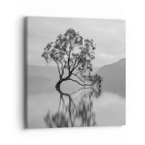 Impression sur toile - Image sur toile - Un tel pays existe - 40x40 cm