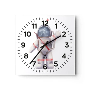 Horloge murale - Pendule murale - C'est tout pour le moment! - 40x40 cm