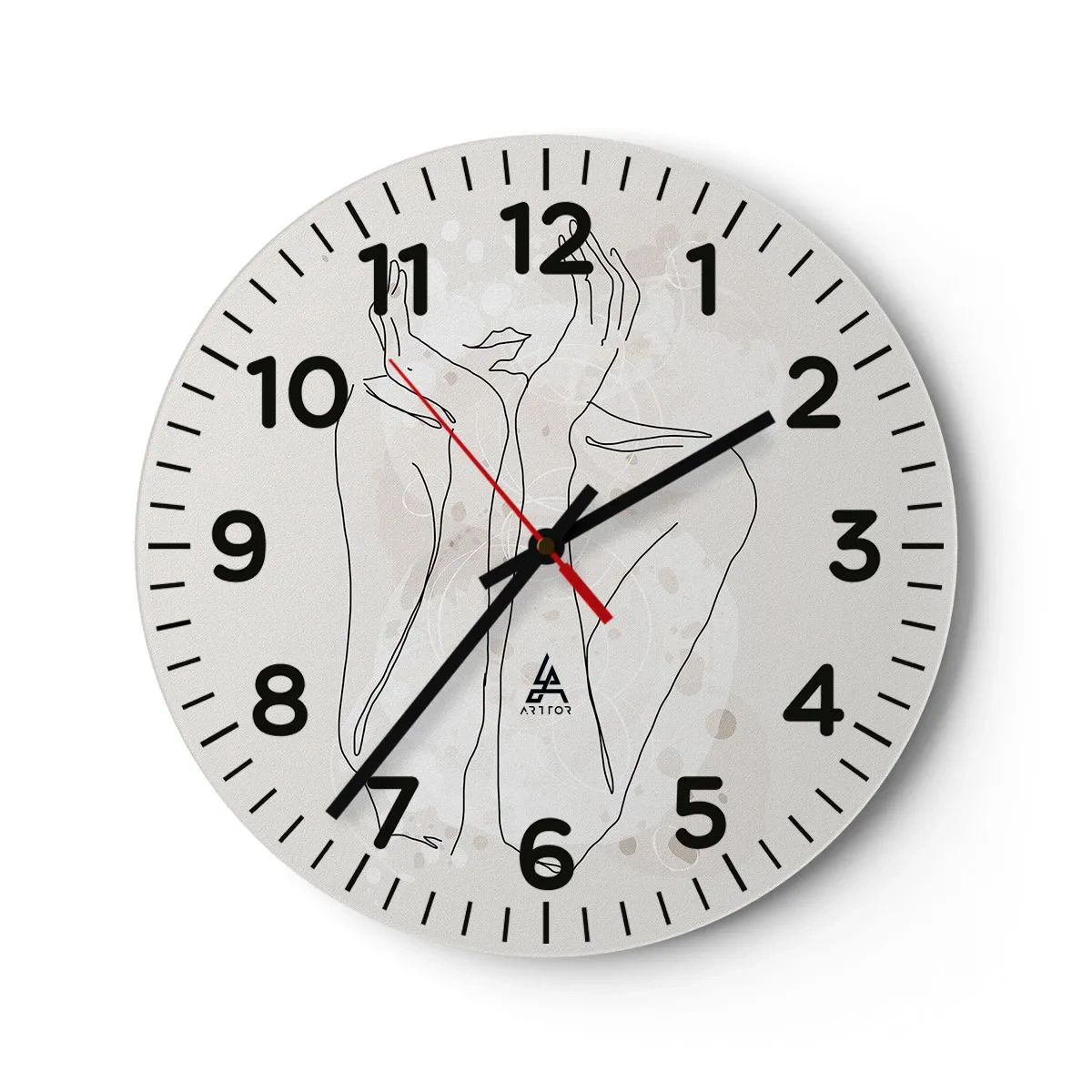 Horloge murale - Pendule murale - Instant de rêve - 30x30 cm