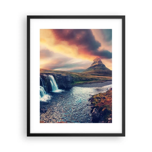 Affiche dans un cadre noir - Poster - Dans la majesté de la nature - 40x50 cm