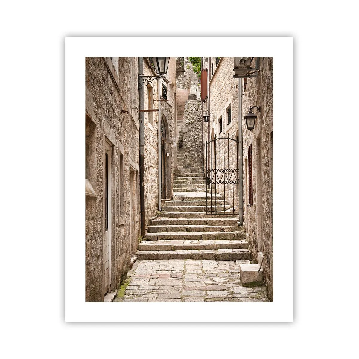 Affiche - Poster - Une vieille ruelle magique - 40x50 cm