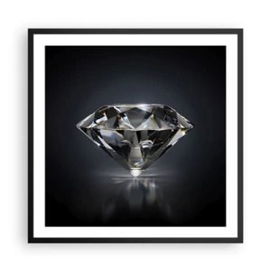 Affiche dans un cadre noir - Poster - La meilleure amie - 60x60 cm