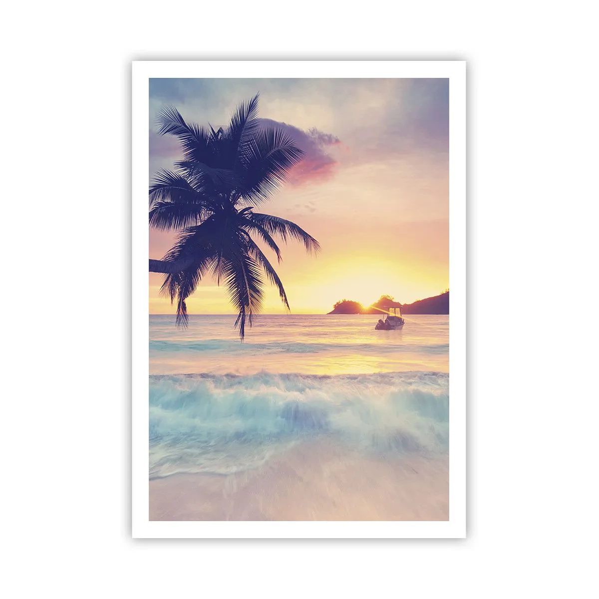 Affiche - Poster - Une soirée à la baie - 70x100 cm