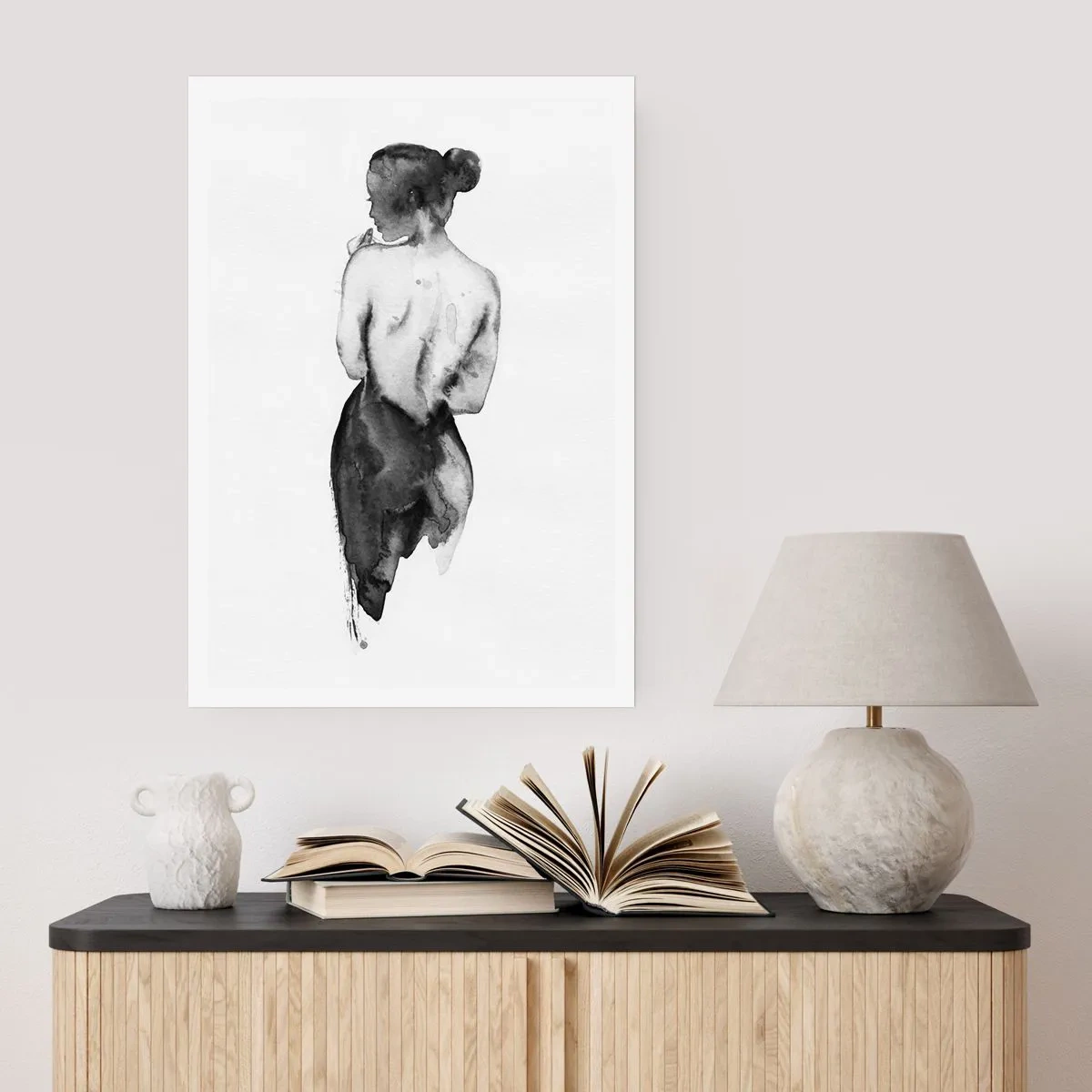Affiche - Poster - Auprès d'elle, le monde disparaît - 61x91 cm